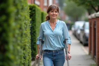 Utilisation efficace des béquilles pour un quotidien sans douleur